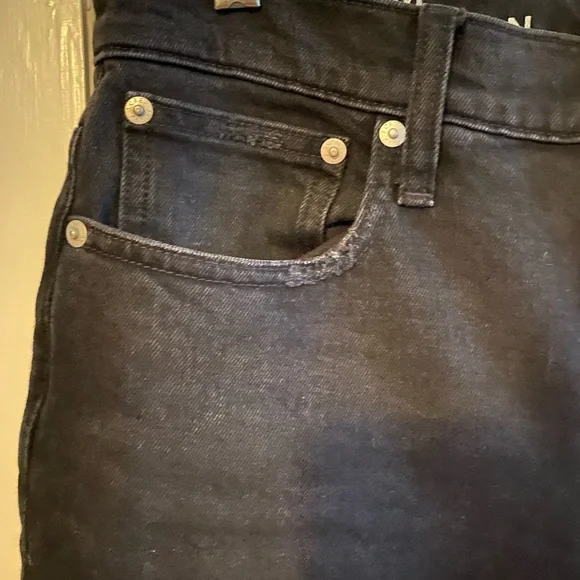 J. Crew 26Tall Black Straight Leg Boyfriend Jean - Picture 7 of 8